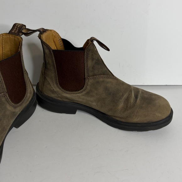 Blundstone Boots Womens AU 3 US 6 Rustic Brown Leather Chelsea Classic 585 - Picture 8 of 13